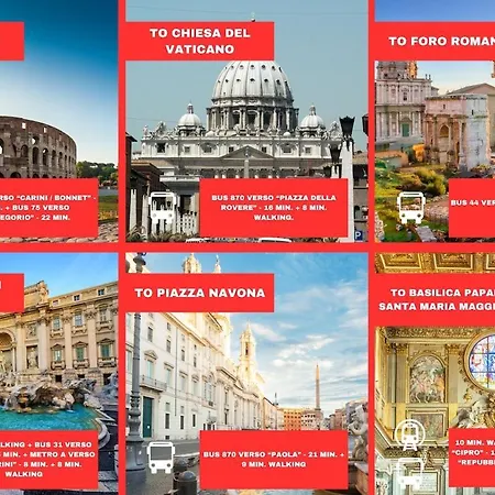 Monteverde - Vaticano - Esperienza Romana 1bdr